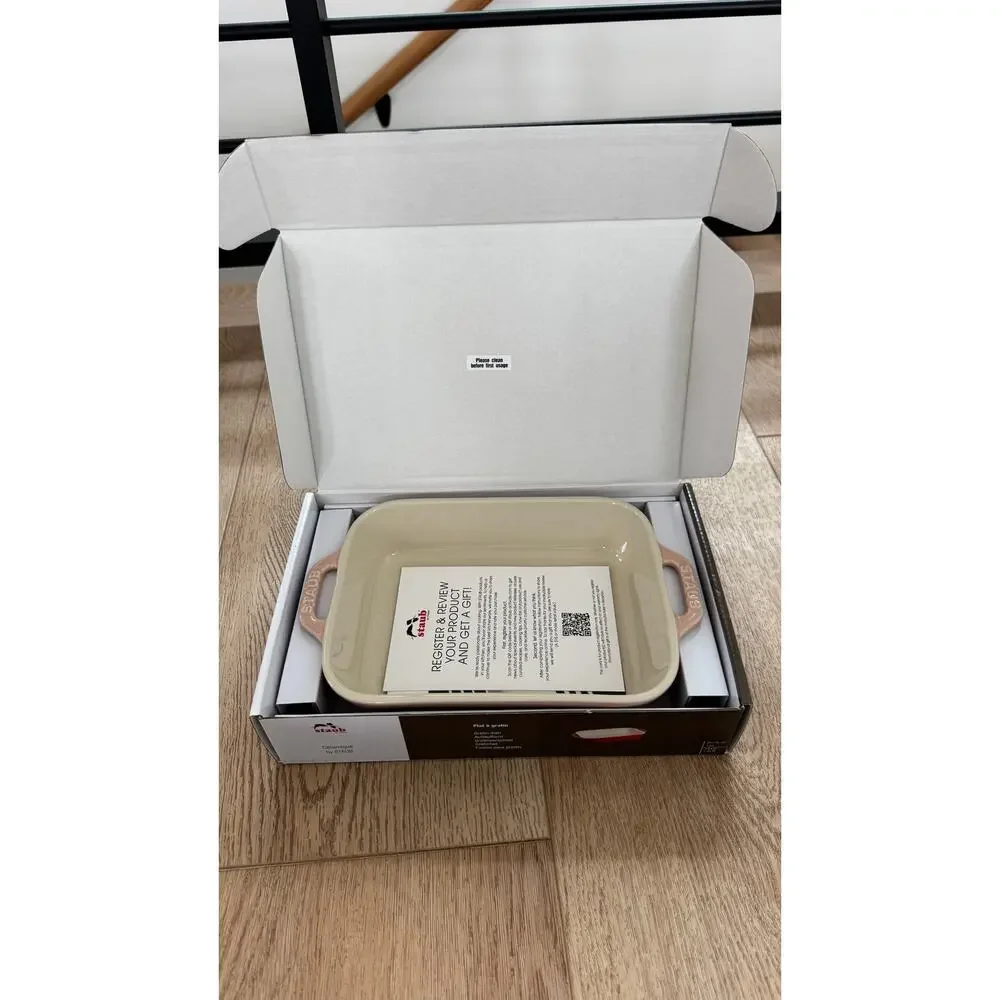 Staub Ceramic Rectangular Gratin Baking Dish 7.5